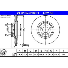 Bremsscheibe 24.0132-0189.1