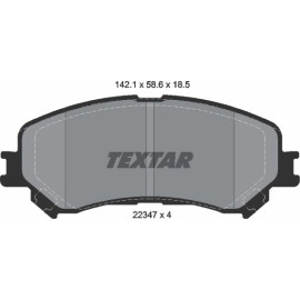 Bremsbelagsatz Renault P. Espace/Megane/Scenic/Grand Scenic 15 2234701