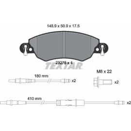 Bremsbelagsatz Citroen P. C5 2327601