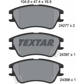 Textar Bremsbelagsatz 2427701 Textar Bremsbelagsatz 2427701