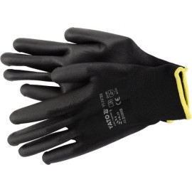 Schwarze Arbeitshandschuhe Nylon, Grösse 9 YT-74729