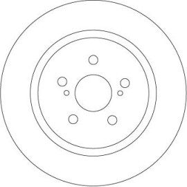TRW Bremsscheibe Hinterachse DF6920 TRW Bremsscheibe Hinterachse DF6920