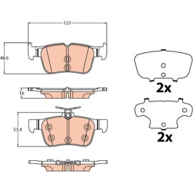 Bremsklötze GDB2133