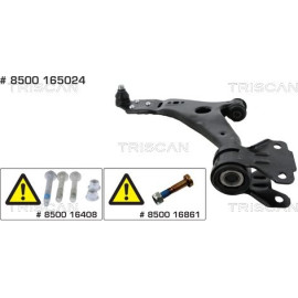 Lenker, Radaufhängung 8500 165024 Lenker, Radaufhängung 8500 165024