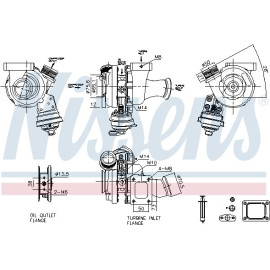 NISSENS Turbolader 93485