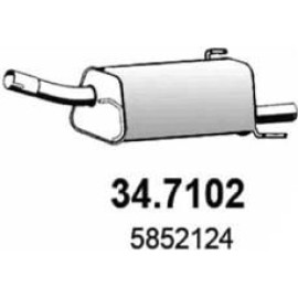 ASSO Endschalldämpfer 34.7102