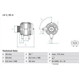 Lichtmaschine 0 986 038 370