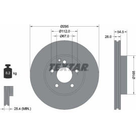 Bremsscheibe Db P. W211/S211 02-09 92115205 Bremsscheibe Db P. W211/S211 02-09 92115205