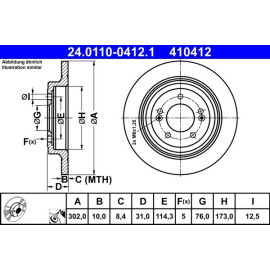 Bremsscheibe 24.0110-0412.1
