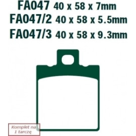 EBC Bremsklötze FA047TT EBC Bremsklötze FA047TT