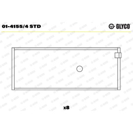 PLEUELLAGER 01-4155/4 STD
