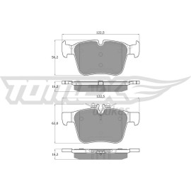 TOMEX brakes Bremsbelagsatz, Scheibenbremse TX 17-051