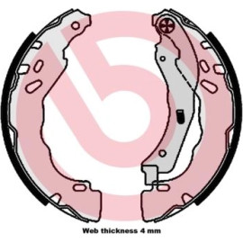 Bremsbackensatz HA S 61 544