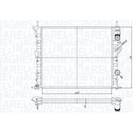 Magneti Marelli Motorkühler 350213194700