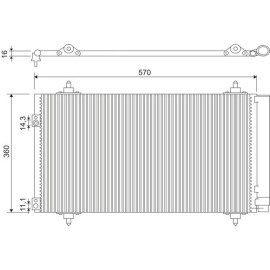 Valeo Klimakondensator 818171