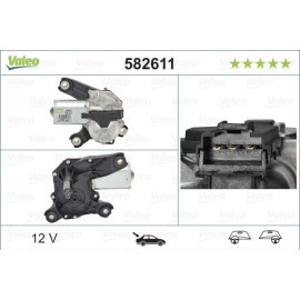 Wischermotor hinten 582611