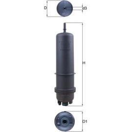 MAHLE Kraftstofffilter KL 872/7 MAHLE Kraftstofffilter KL 872/7