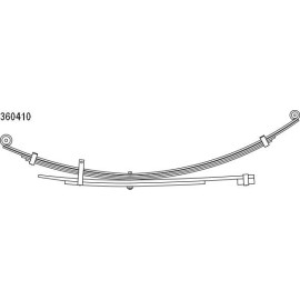 CS Germany 10.360.410.00 Blattfedern für MITSUBISHI L200 / Triton IV Pritsche / Fahrgestell (KA, KB)