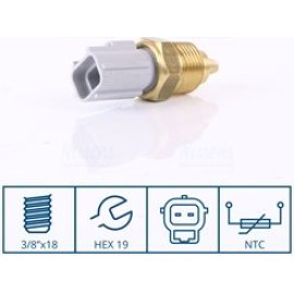 NISSENS Sensor, Kühlmitteltemperatur 207057