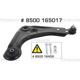 Lenker, Radaufhängung 8500 165017 Lenker, Radaufhängung 8500 165017