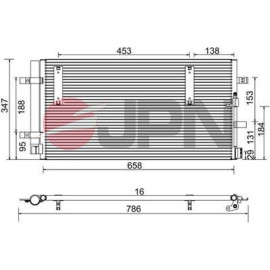 JPN Kondensator, Klimaanlage 60C9077-JPN