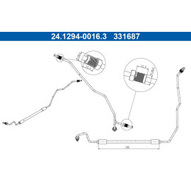 ATE Bremsschlauch 24.1294-0016.3
