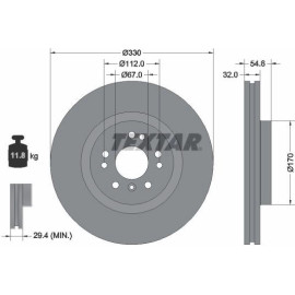Bremsscheibe Db P. W164/W251 3.0-5.5 4-Matic 05 92150605 Bremsscheibe Db P. W164/W251 3.0-5.5 4-Matic 05 92150605