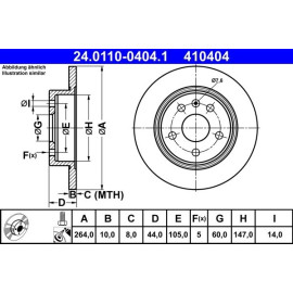 Bremsscheibe 24.0110-0404.1