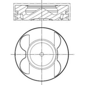 MAHLE Kolben 001 PI 00178 002