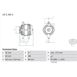 Lichtmaschine 0 986 049 051
