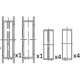 FAI AutoParts Kurbelwellenlager BM1055-STD