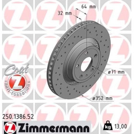 Bremsscheibe VA Sport 250.1386.52 Bremsscheibe VA Sport 250.1386.52