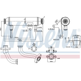 Nissens AGR-Kühler 989283 Nissens AGR-Kühler 989283