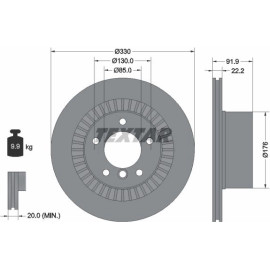 Bremsscheibe Db T. W463 5.5-6.0 Amg 04 92261903 Bremsscheibe Db T. W463 5.5-6.0 Amg 04 92261903