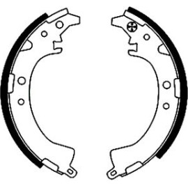 Bremsbacken Toyota Rav 4 94 91048200