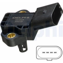 DELPHI Temperatursensor TS10526