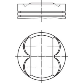 MAHLE Kolben 081 PI 00107 000