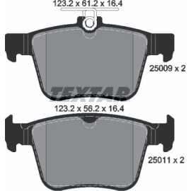Bremsbelagsatz Vw T. Golf 7 4Motion/A3 Quattro 12 2500901