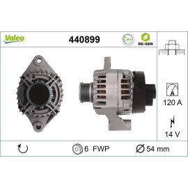 440899 Valeo Lichtmaschine 440899 440899 Valeo Lichtmaschine 440899