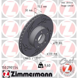 ZIMMERMANN Bremsscheibe 150.2901.54 ZIMMERMANN Bremsscheibe 150.2901.54