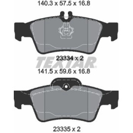 Bremsbelagsatz Db T. W211/W212/W220/W221/C219 2333403