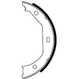 Handbremsbacken Bmw E39/E90/E84/F30/F34 91049300