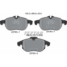 Bremsbelagsatz Opel P. Vectra C 2373807