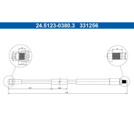 Bremsschlauch 24.5123-0380.3