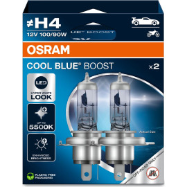 Osram H4 12V 100/90W P43t COOL BLUE BOOST 5500K 2Stück Osram H4 12V 100/90W P43t COOL BLUE BOOST 5500K 2Stück