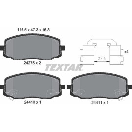 Bremsbelagsatz Kia P. Picanto 04-/I10 08 2427501
