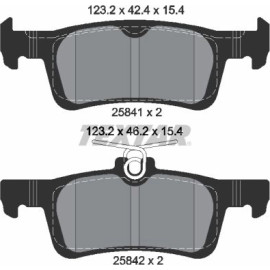 Textar Bremsbelagsatz 2584101 – für 249 mm Bremsscheiben Textar Bremsbelagsatz 2584101 – für 249 mm Bremsscheiben