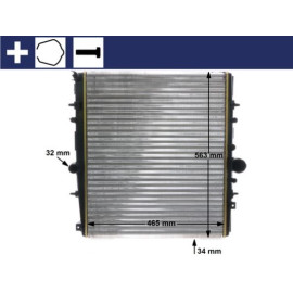 Kühler, Motorkühlung CR 1437 000S