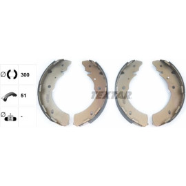 Bremsbacken Mitsubishi L200 2.5Di-D 06 91073000