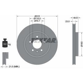 Bremsscheibe 92305603 Bremsscheibe 92305603